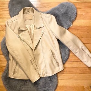Blank NYC tan leather jacket